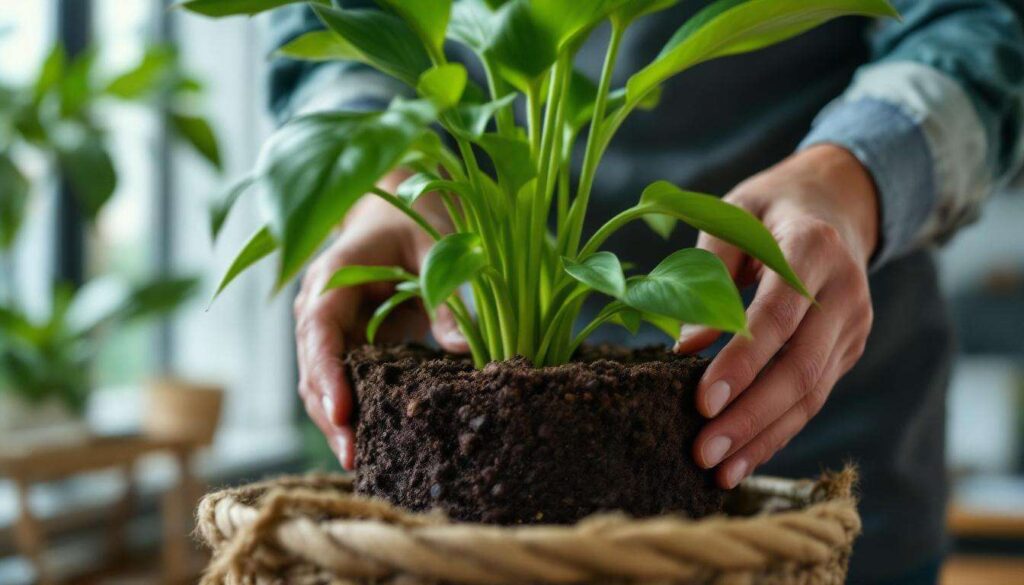Umtopfen leicht gemacht: So versorgen Sie große Zimmerpflanzen mit idealer Drainage