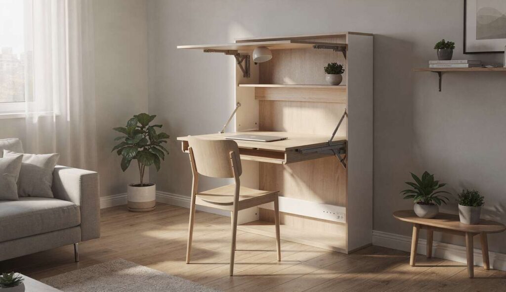 Tchibo bringt ein faltbares Möbelstück auf den Markt, das kleine Wohnungen verändert